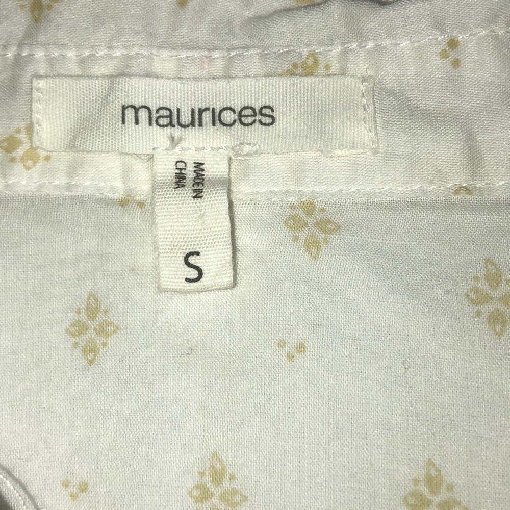 Maurices Boho Button Down Long Sleeve, Size S - Picture 2 of 13